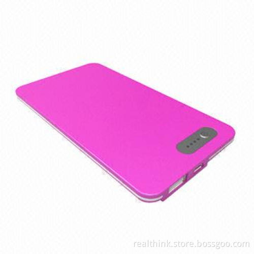 Ultra-thin 8mm Li-polymer Backup Power Bank with 6,000mAh Capacity
